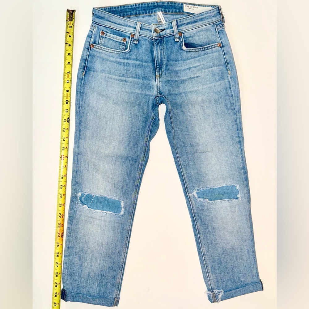 rag & bone Light Blue Boyfriend Jeans